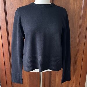 Zara Black Crew Neck Sweater